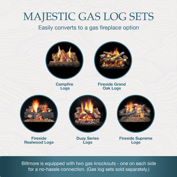 Majestic Biltmore Wood Burning Fireplace M35600038