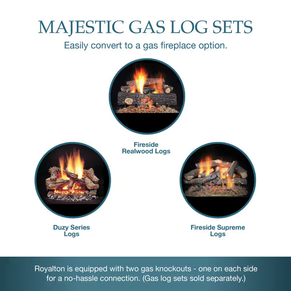 Majestic Royalton Wood Burning Fireplace M35600035