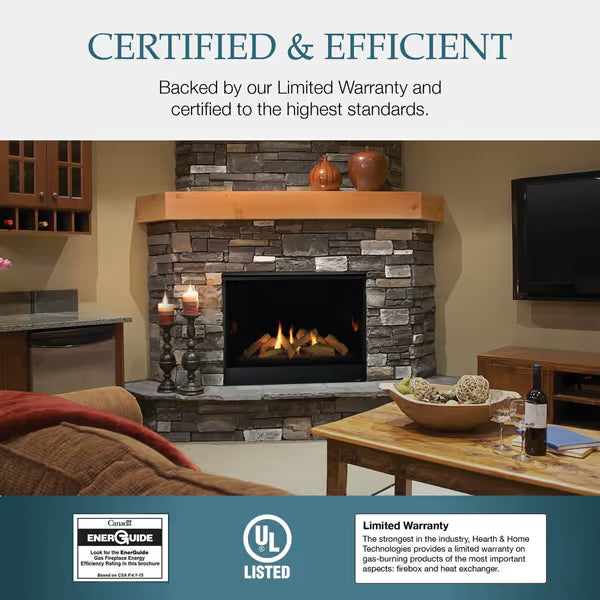 Majestic Quartz Direct Vent Gas Fireplace - 32" M37101655