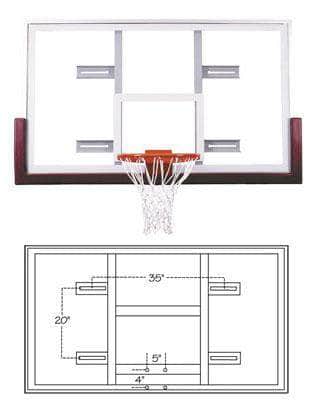 First Team FT240 Competition Glass Basketball Backboard FT240