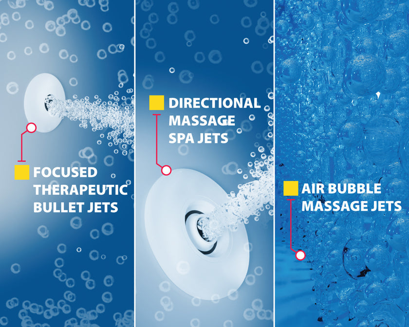 ANZZI Coupe Series 29" x 52" Wheelchair Accessible Therapeutic Tub AZ2953WCARWA