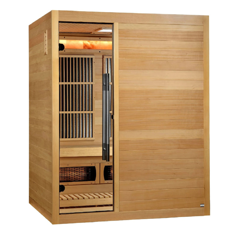 Golden Designs 2025 Soria GDI-8330-01 3 Person Hybrid Indoor Sauna