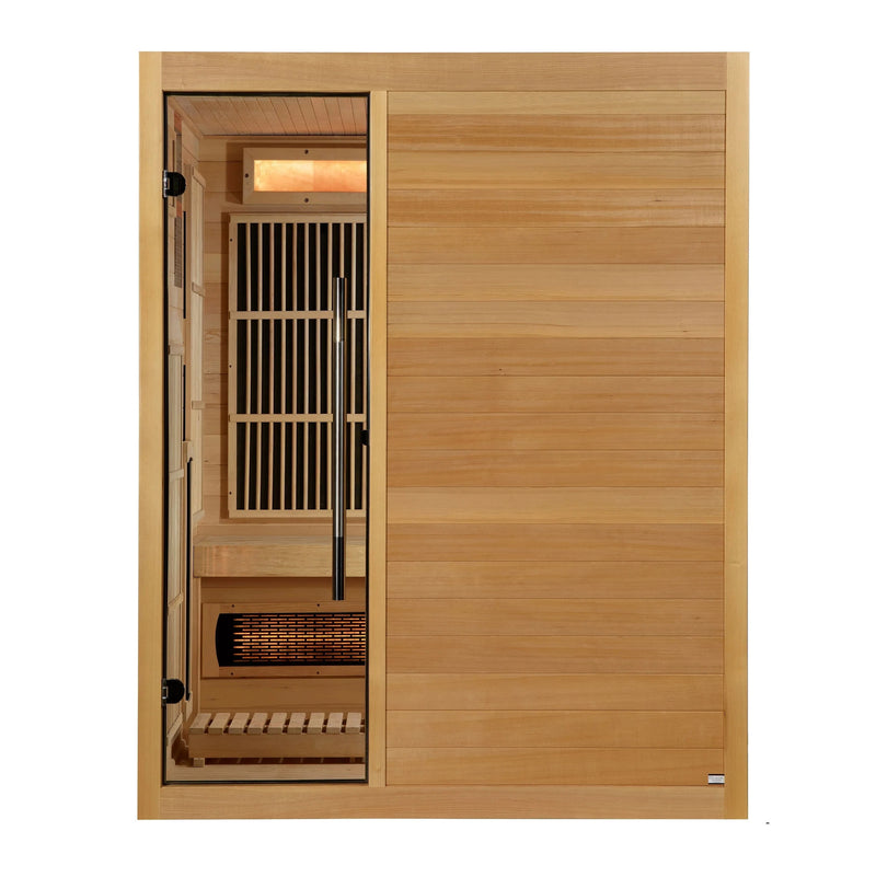 Golden Designs 2025 Soria GDI-8330-01 3 Person Hybrid Indoor Sauna