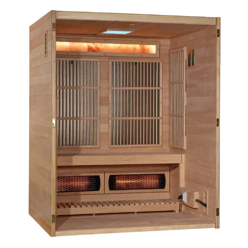 Golden Designs 2025 Soria GDI-8330-01 3 Person Hybrid Indoor Sauna