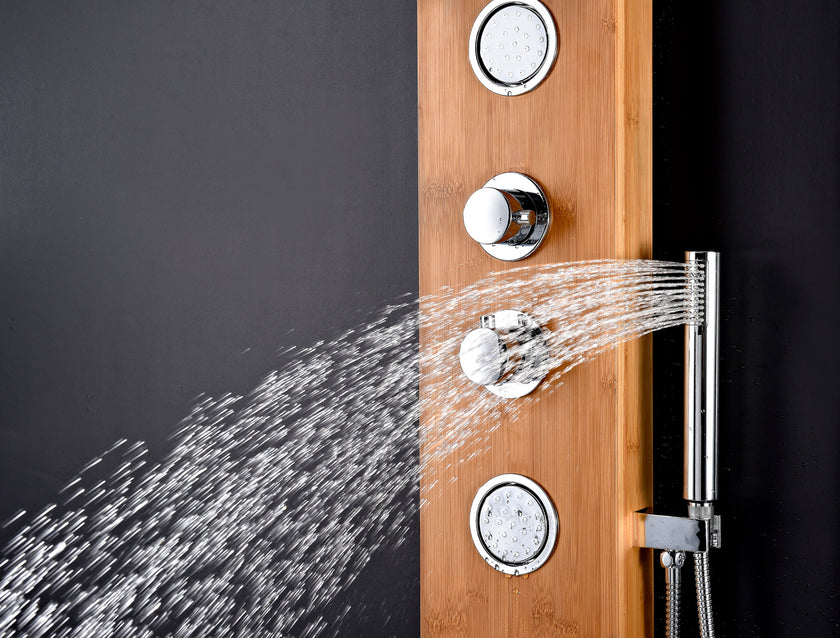 Anzzi CRANE Series 60 in. 3-Jetted Full Body Shower Panel System SP-AZ059