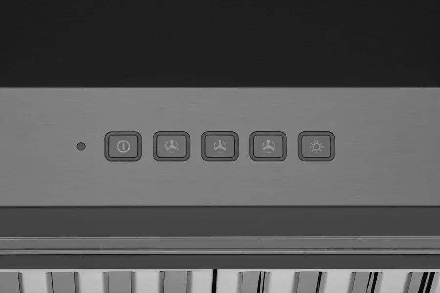 Hauslane Chef 30 in. Convertible Black Stainless Steel Wall Mount Range Hood (WM-590BSS-30)