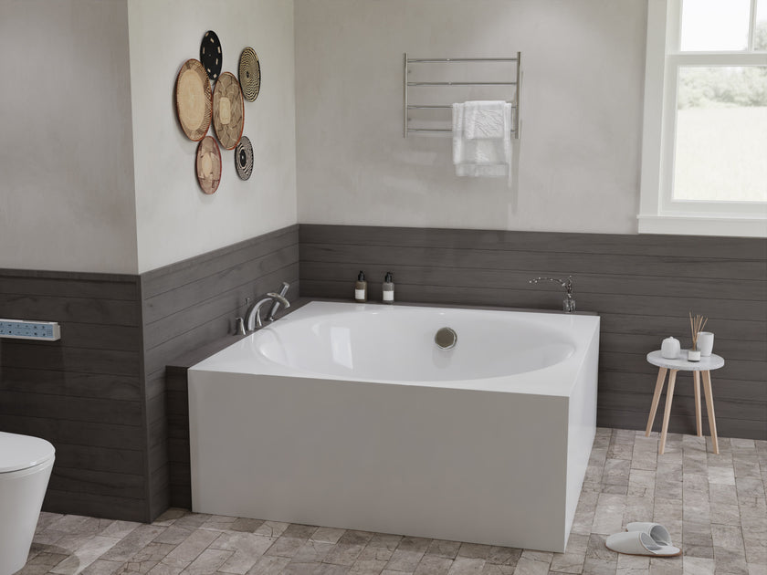 Anzzi Abyss 59" Freestanding Bathtub in White FT-AZ599