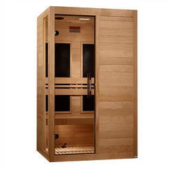 Golden Designs Dynamic Dynamic "Lucca Elite" Infrared Sauna Ultra Low EMF with Canadian Hemlock DYN-6215-05 Elite