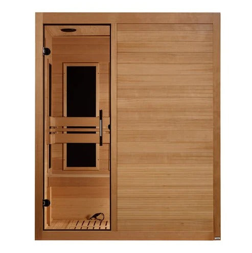 Golden Designs Dynamic "Toscana" Infrared Sauna Low EMF with Canadian Hemlock DYN-6315-05