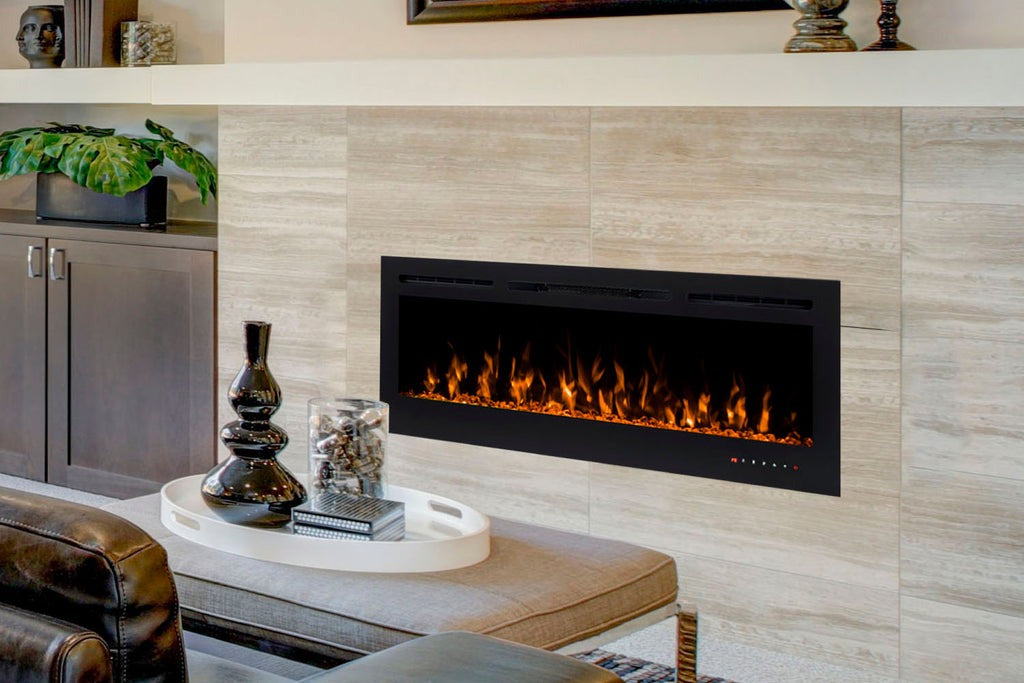 Modern Flames CHALLENGER (WALL MOUNT/ RECESSED) ELECTRIC FIREPLACE - 2X6 WALL CEF-50B	50" CHALLENGER RECESSED FIREPLACE (6" DEEP - 45" X 12" VIEWING)