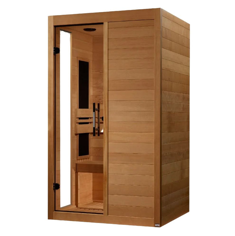 Golden Designs Dynamic Lucca 2 Person Ultra Low EMF FAR IR Sauna (DYN-6215-05)