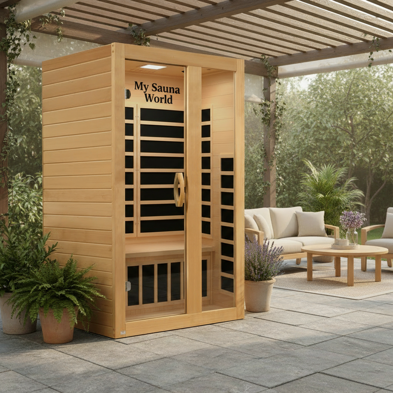 Golden Designs Dynamic Serena 2 Person Low EMF FAR IR Sauna (DYN-6229-01)