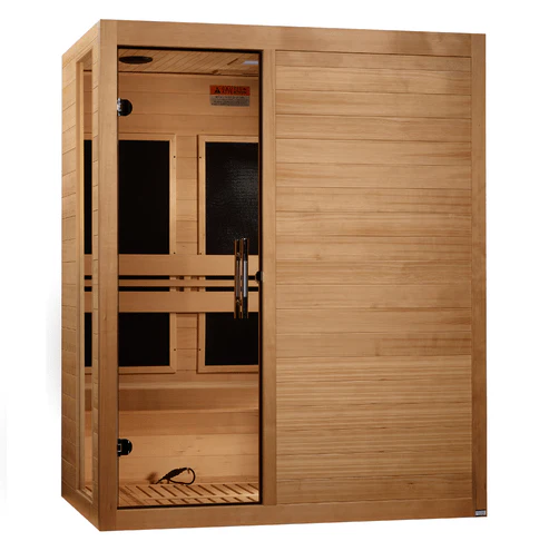 Golden Designs Dynamic "Toscana" Infrared Sauna Low EMF with Canadian Hemlock DYN-6315-05