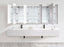 Krugg Svange 9642DLLLRRR 96″ X 42″ LED Medicine Cabinet w/Dimmer & Defogger