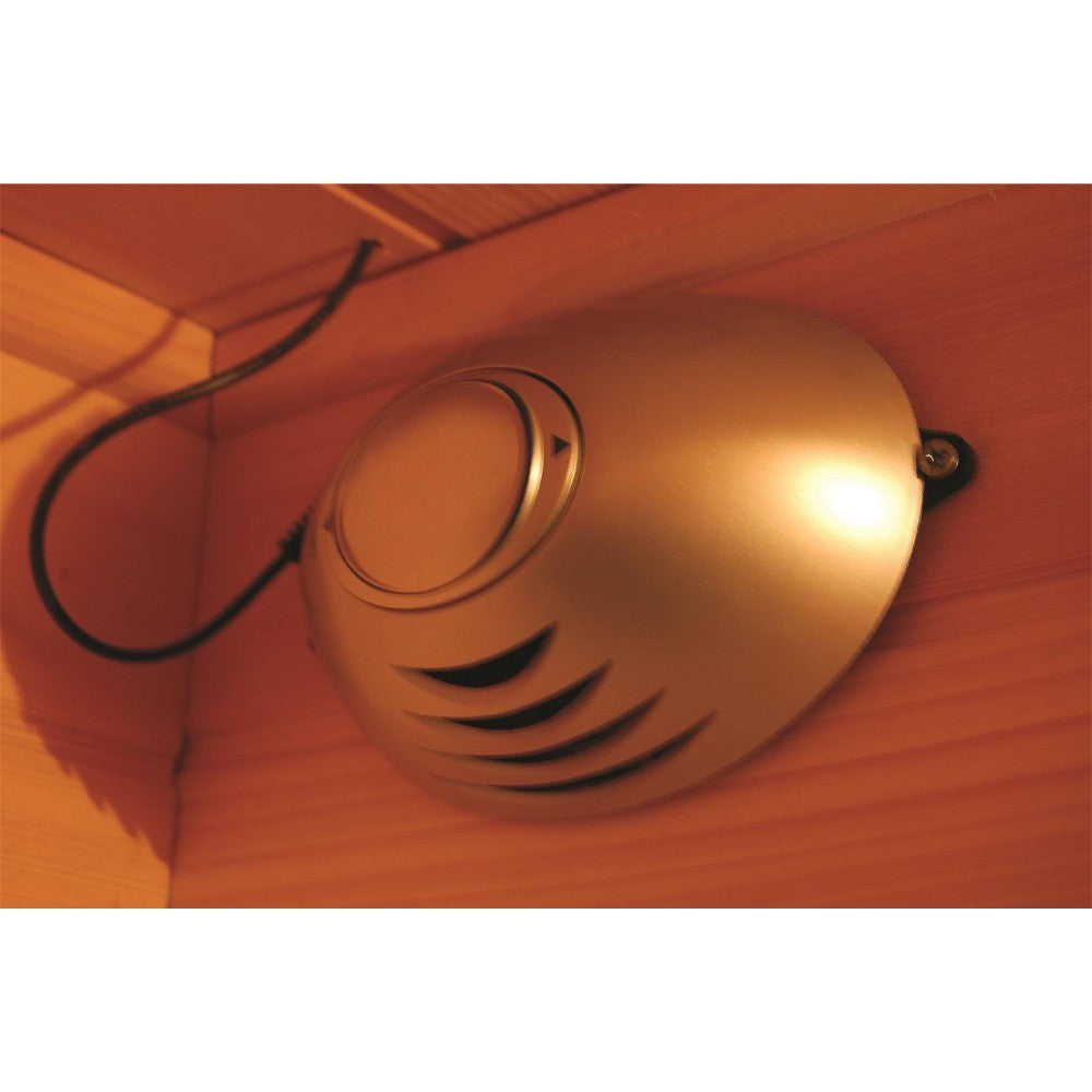 Sunray 3 Person Outdoor Sauna w/Ceramic Heater - HL300D3 Grandby 72" x 47" x 83" | 2100 watts, 8 ceramic heaters, ETL/CSA