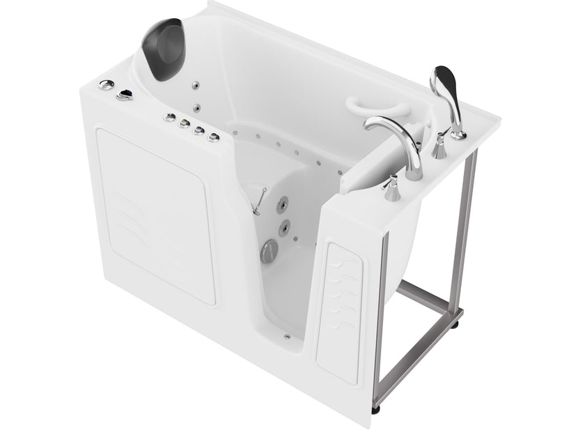 ANZZI 29" x 52" Therapeutic Walk-In Tub Dual Hydrotherapy AZ2952RWA