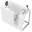 ANZZI 53 - 60 in. x 26 in. Right Drain Whirlpool Jetted Walk-in Tub in White AMZ2653RWH-CP