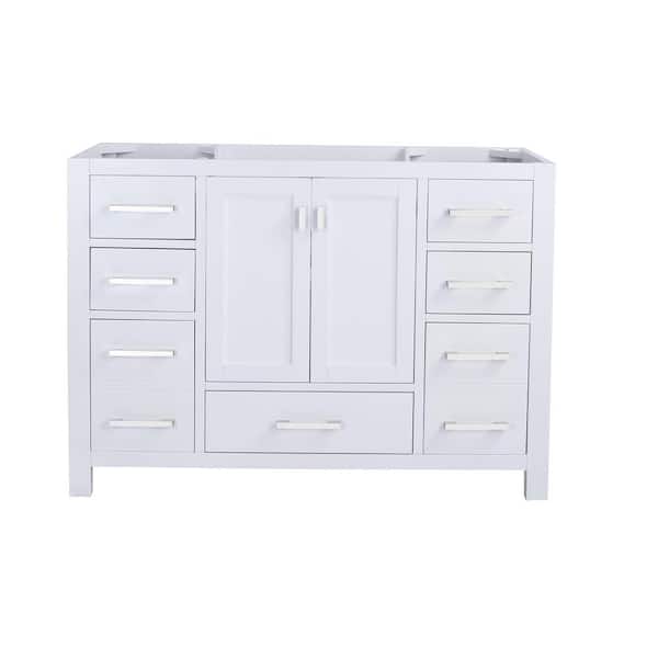 Laviva Wilson 47.1 in. W x 21.6 in. D x 33.2 in. H Bath Vanity Cabinet without Top in Grey