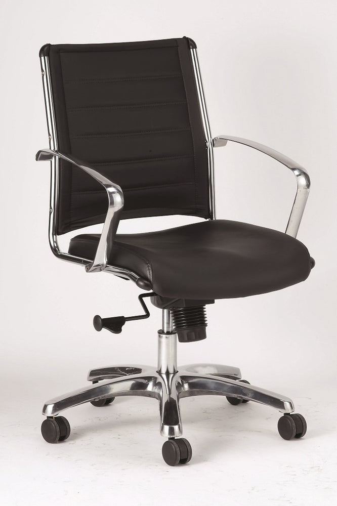 EuroTech Europa Leather Mid-Back Chair EUR-LE822