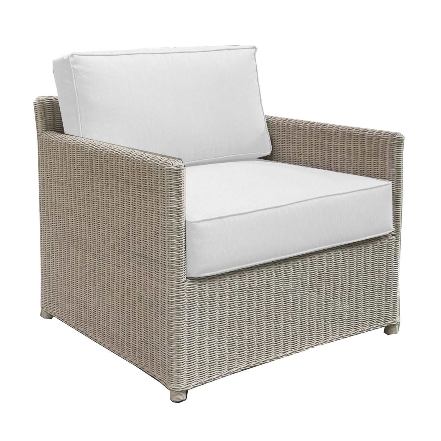 Malio Lounge Chair - 2 Fabric Choices Available MAL01-WHW