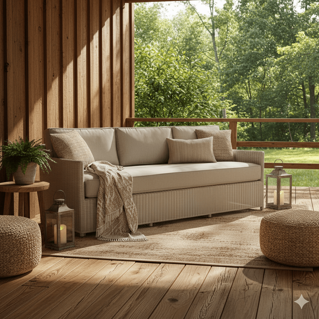 Padmas Malio Sofa - 2 Fabric Choices Available MAL04-WHW