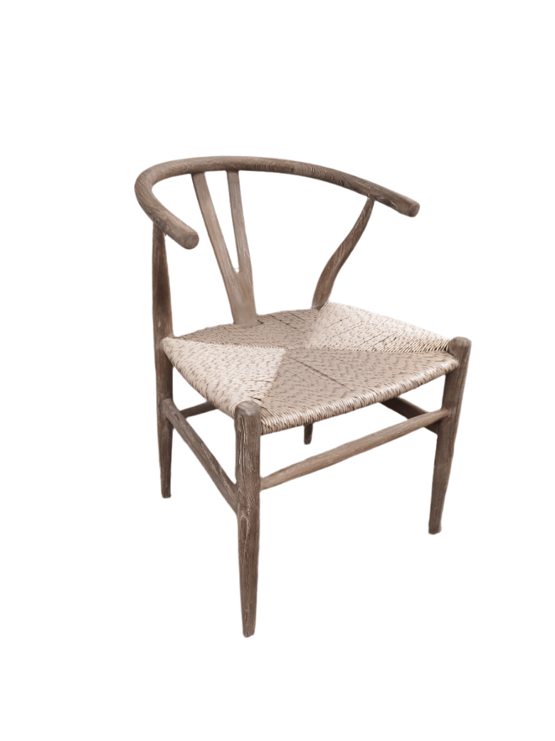Padmas Outdoor WIishbone Natural Chair- Old Patina OL-WIS12-OLP