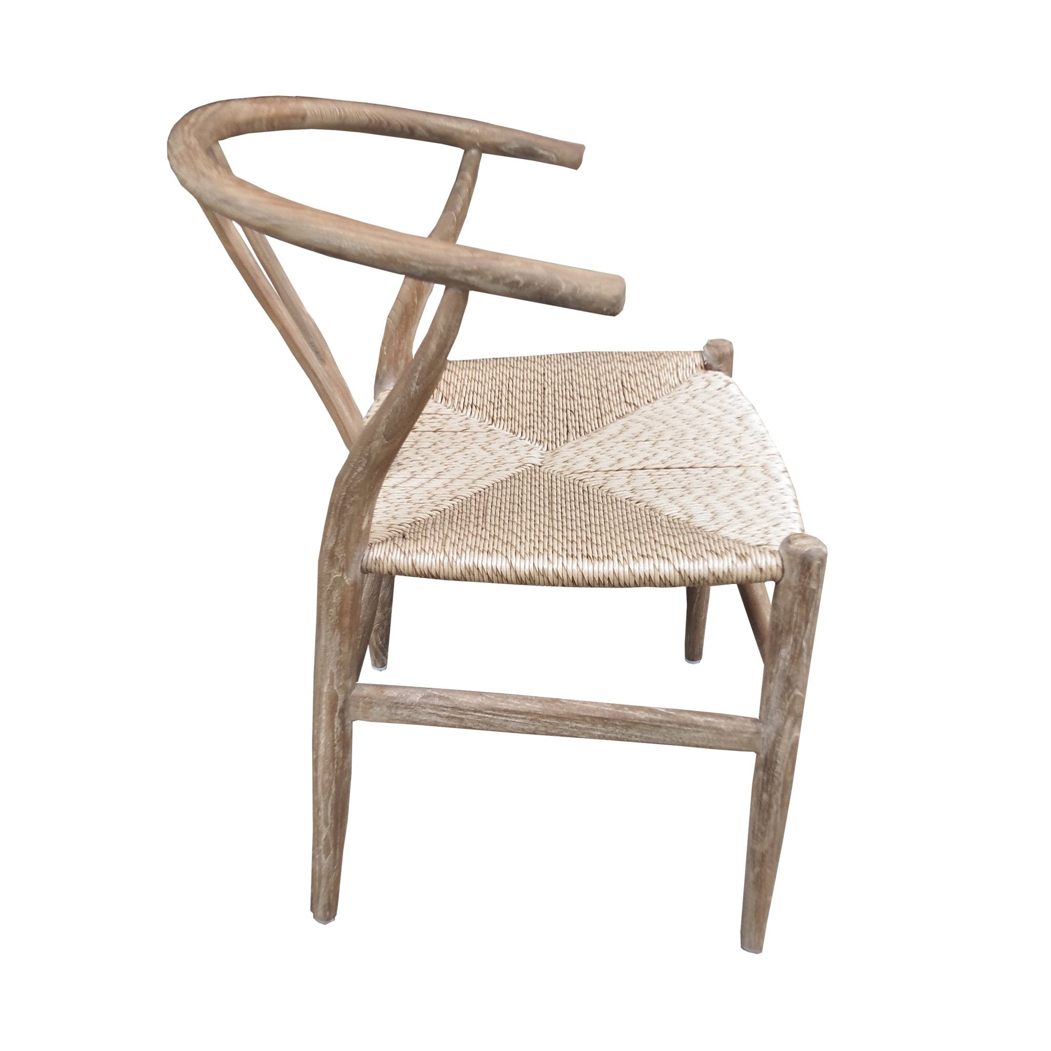 Padmas Outdoor WIishbone Natural Chair- Old Patina OL-WIS12-OLP