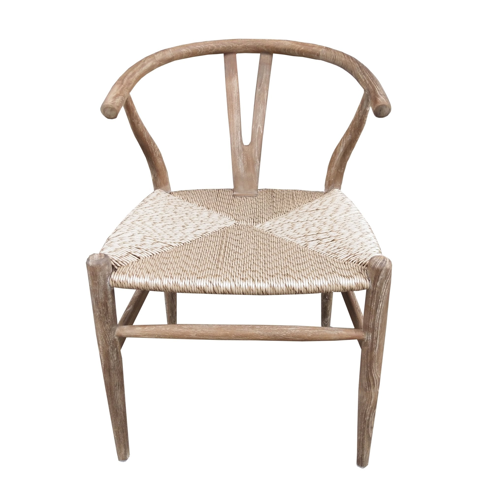 Padmas Outdoor WIishbone Natural Chair- Old Patina OL-WIS12-OLP