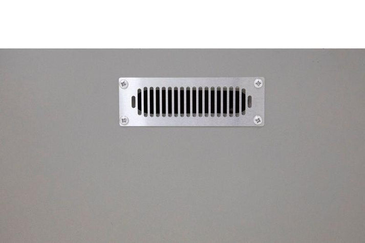 Elementi Rocky 43" Square Light Grey Propane Fire Table with Hidden Tank OFG310LG-LP