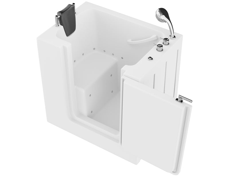 ANZZI Compact Therapeutic Walk-In Tub with Dual Hydrotherapy AZ2739RWA