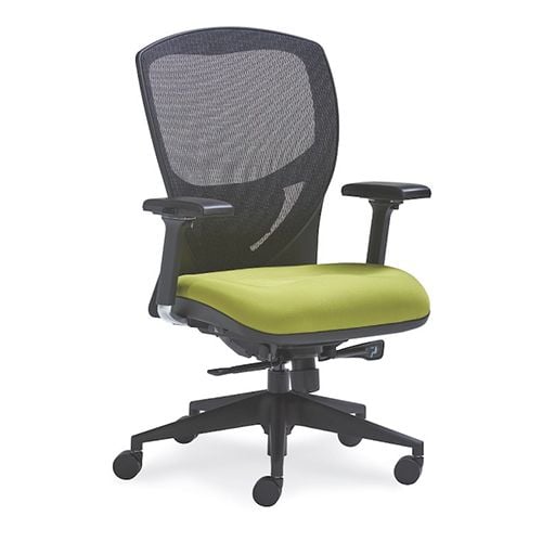 OCI Sitwell Ovation V HIGHBACK Black Mesh back Fabric Seat OV-436