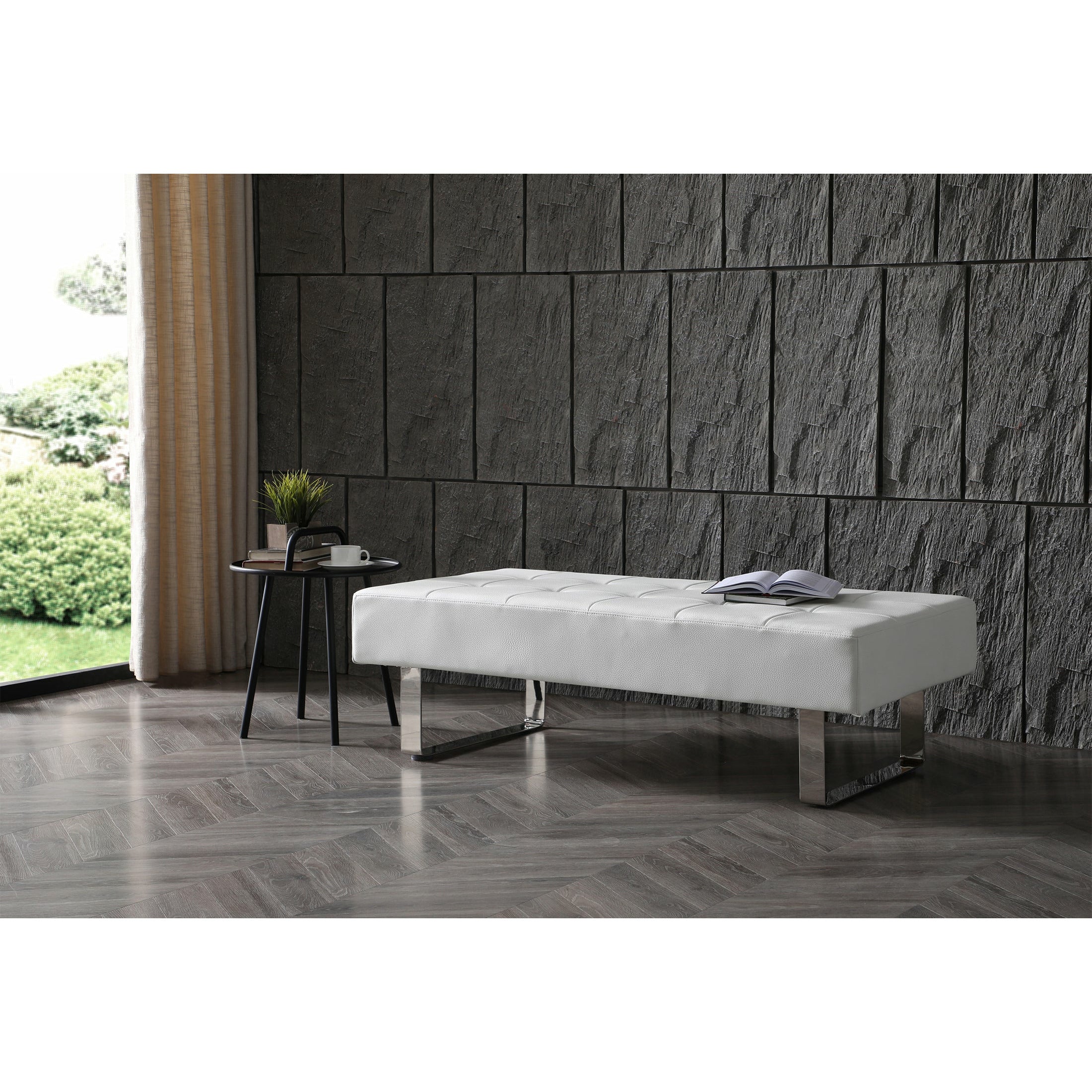 Whiteline Modern Living - Miami Bench Black BN1085P-BLK