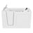 ANZZI 30 in. x 60 in. Left Drain Quick Fill Walk-In Whirlpool and Air Tub with Powered Fast Drain in White AMZ3060WILWD