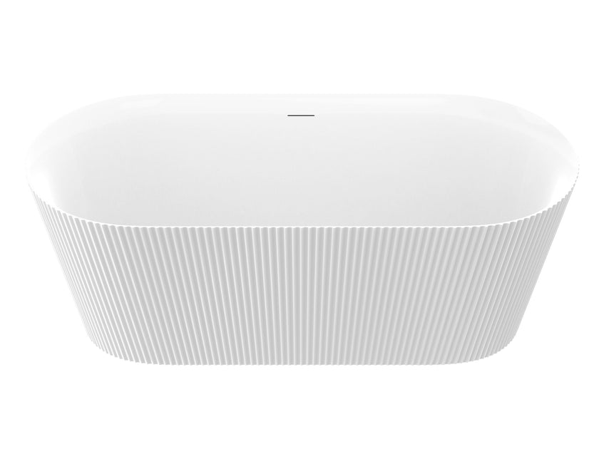 ANZZI Bailey Series 65" L Deep Freestanding Soaker Tub FT-AZ650-65