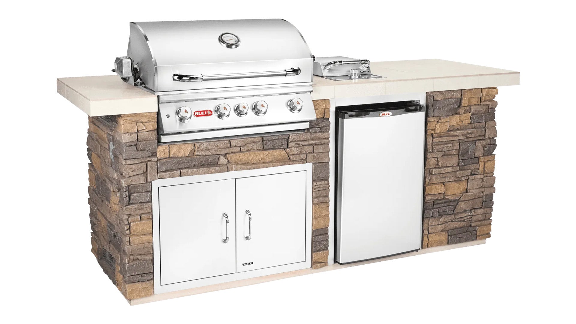 Bull QS ODK Outdoor Kitchen with Faux Rock 68070