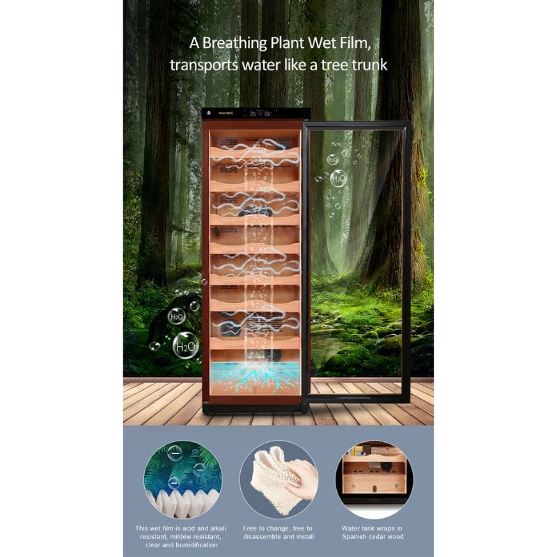 Raching C380A Electronic Humidor Cabinet | 1500 Cigars