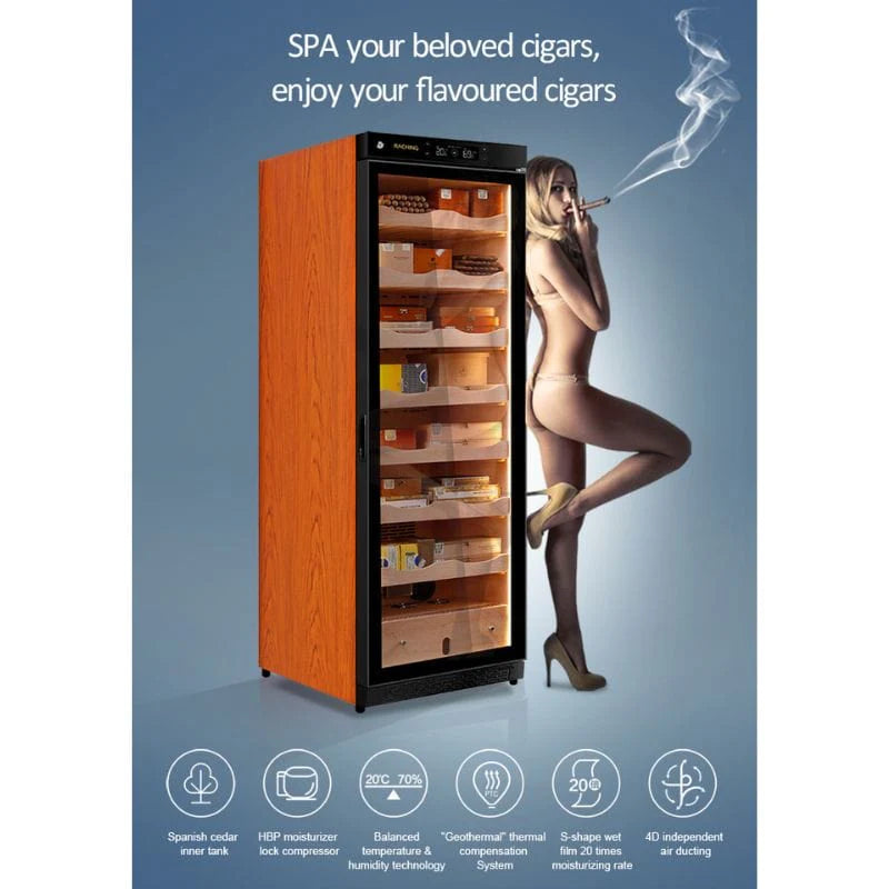 Raching C380A Electronic Humidor Cabinet | 1500 Cigars