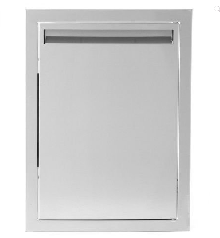 350 Series 18-Inch Single Access Door - Vertical (Reversible) - RO BBQ | BBQ-350-SV-1420