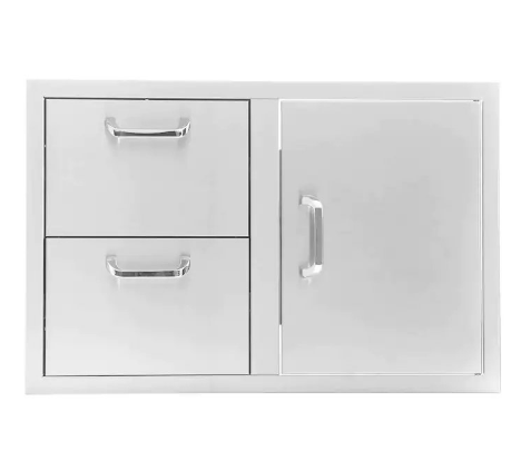 260 Series 32-Inch Access Door & Double Drawer Combo (Reversible) - RO BBQ | BBQ-260-DDC