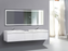 Krugg Icon 72″ X 30″ LED Bathroom Mirror w/ Dimmer & Defogger | Large Lighted Vanity Mirror