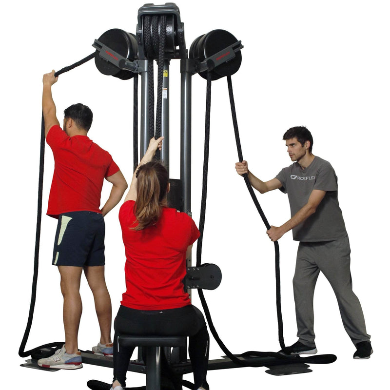 Ropeflex RX2500T Tri-Station Oryx Vertical Rope Pulling Machine (45-10