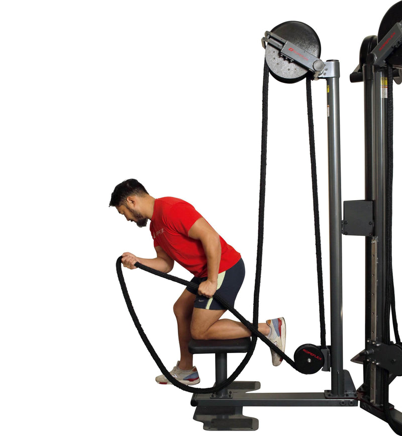 Ropeflex RX2500T Tri-Station Oryx Vertical Rope Pulling Machine (45-10