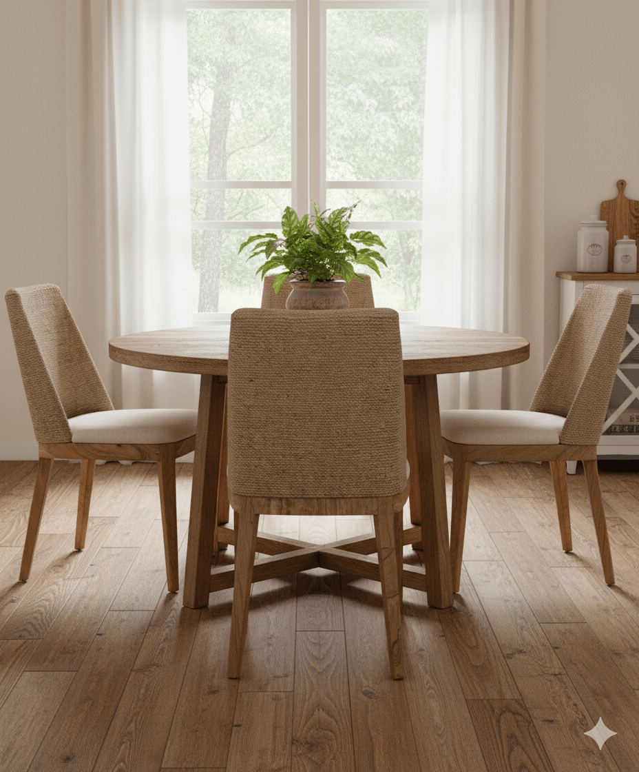 Padmas Furniture Set 2 - Paxon Woven Dining Chair -Cloud