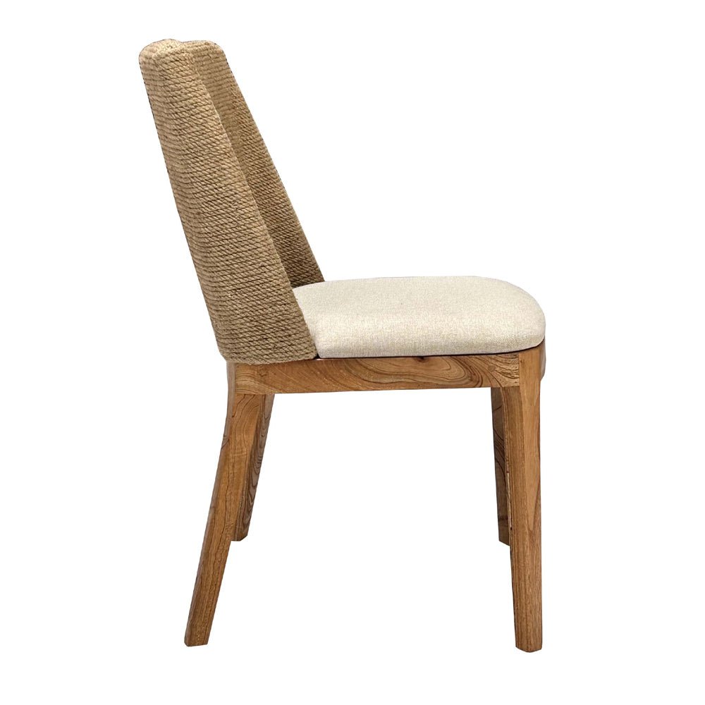 Padmas Furniture Set 2 - Paxon Woven Dining Chair -Cloud