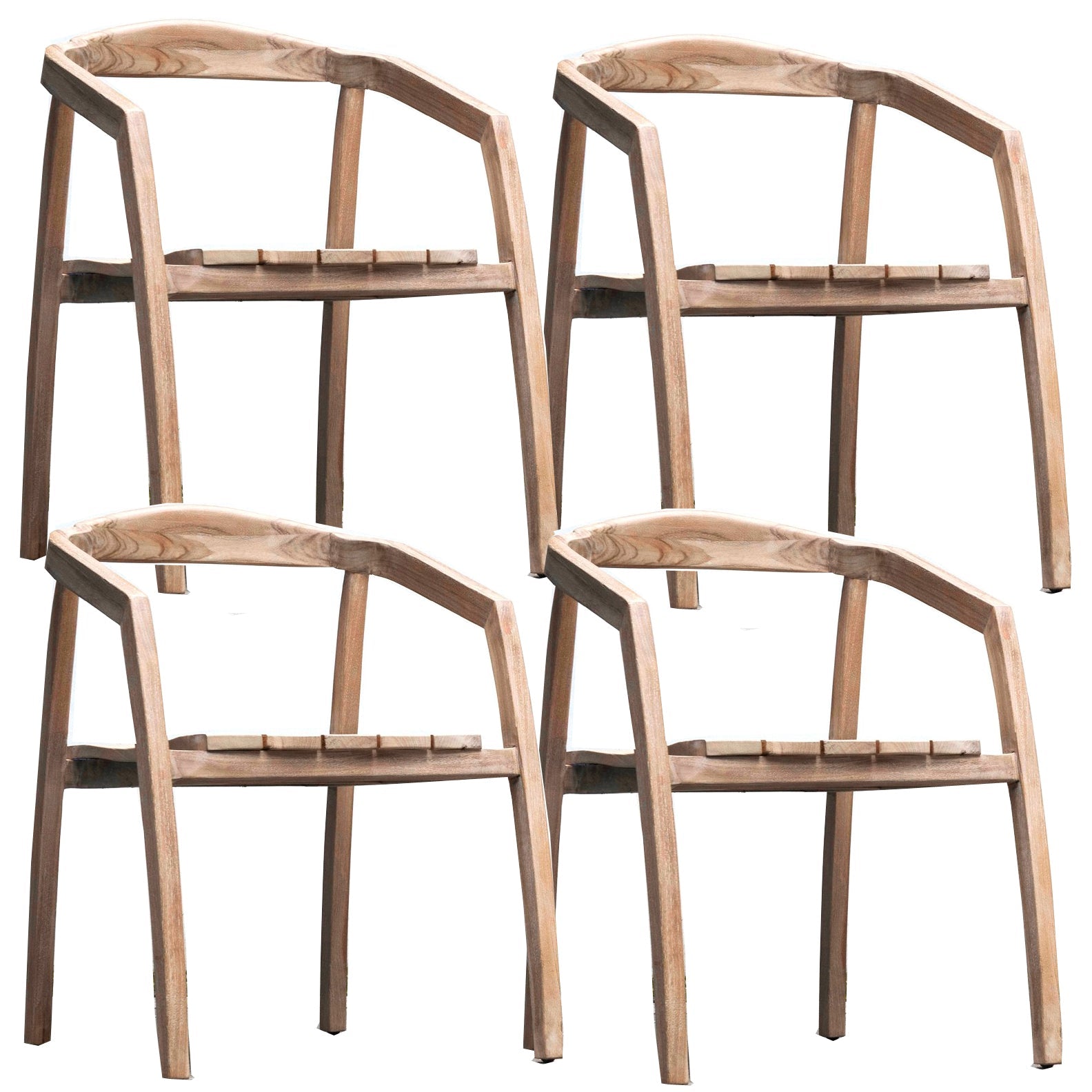 Padmas Set Of 4 - Toulouse Outdoor Dining Chairs OL-TOU11-S/4