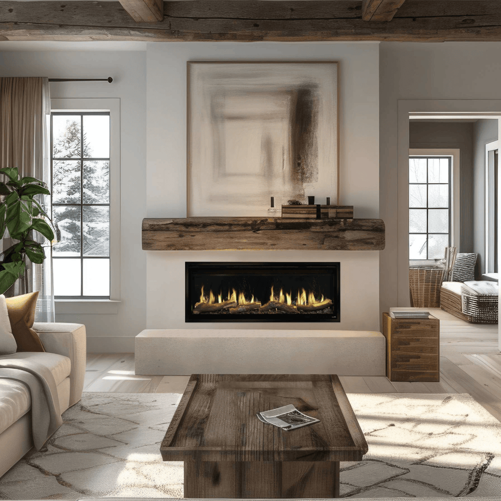 SimpliFire 50-in Allusion Edge Virtual LCD Linear Electric Fireplace  SF-ALLE50