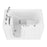 ANZZI 30 in. x 53 in. Left Drain Quick Fill Walk-In Whirlpool Tub with Powered Fast Drain in White AMZ3053LWH