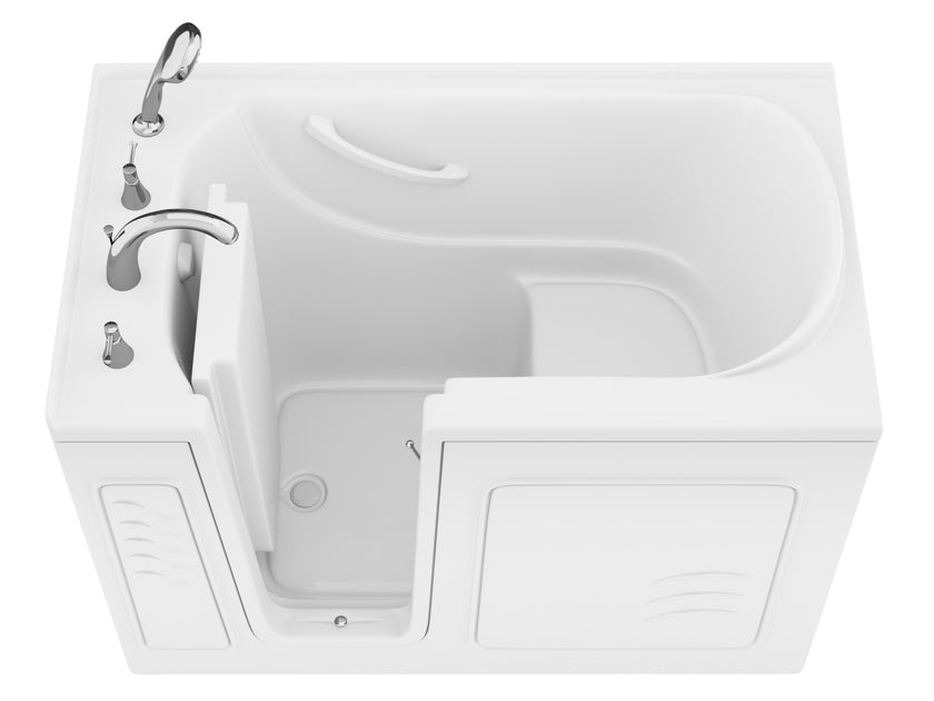 ANZZI Value Series 30" x 53" Therapeutic Walk-In Tub Dual Hydrotherapy AZB3053RWA