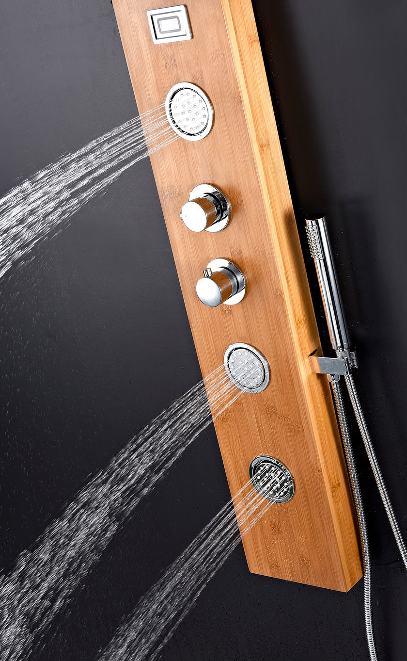 Anzzi CRANE Series 60 in. 3-Jetted Full Body Shower Panel System SP-AZ059