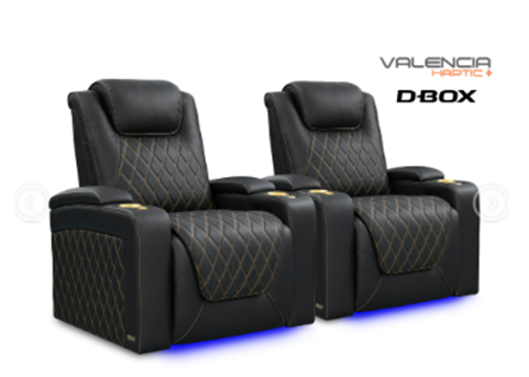 Valencia D-BOX Haptic+ Oslo Ultimate Luxury Edition 2 Single Seatings